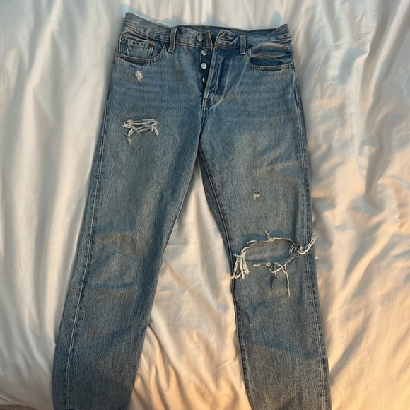 Levi’s 501 original skinny jeans size 28 - Picture 2 of 4
